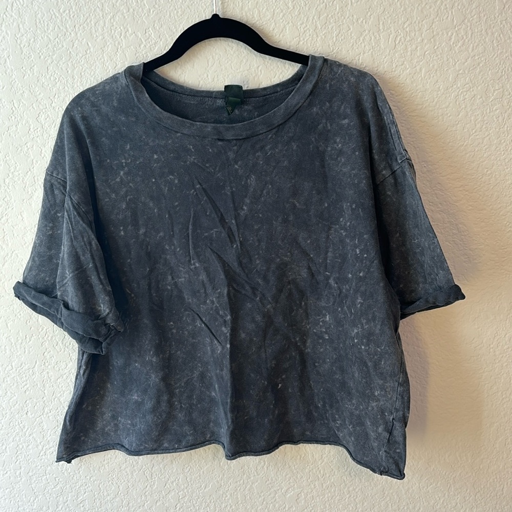 Wild fable, XL women’s roll sleeve, rolled ham, crop top, tumbled look